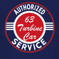 Authorized Service 1963 Chrysler Turbine Car Dark T Shirt