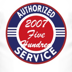 Authorized Service 2007 Five Hundred T Shirt