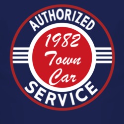 Authorized Service 1982 Lincoln Town Car Dark T Shirt