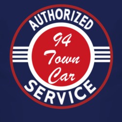 Authorized Service 1994 Lincoln Town Car Dark T Shirt