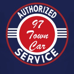 Authorized Service 1997 Lincoln Town Car Dark T Shirt