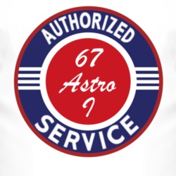 Authorized Service 1967 Chevy Astro I T Shirt