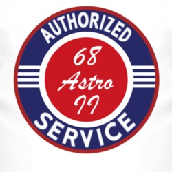 Authorized Service 1968 Chevy Astro II T Shirt
