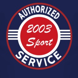 Authorized Service 2003 Liberty Sport Dark T Shirt