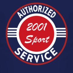 Authorized Service 2001 TJ Sport Dark T Shirt