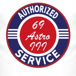 Authorized Service 1969 Chevy Astro III T Shirt