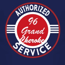 Authorized Service 1996 ZJ Grand Cherokee Dark T Shirt