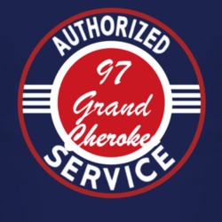 Authorized Service 1997 ZJ Grand Cherokee Dark T Shirt