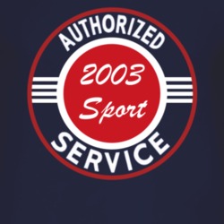 Authorized Service 2003 TJ Sport Dark T Shirt