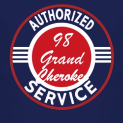 Authorized Service 1998 ZJ Grand Cherokee Dark T Shirt