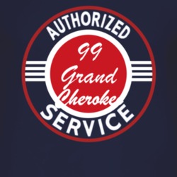 Authorized Service 1999 ZJ Grand Cherokee Dark T Shirt