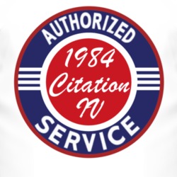 Authorized Service 1984 Chevy Citation IV T Shirt