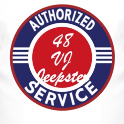Authorized Service 1948 Willys VJ Jeepster T Shirt