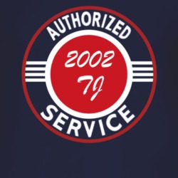 Authorized Service 2002 Wrangler TJ Dark T Shirt