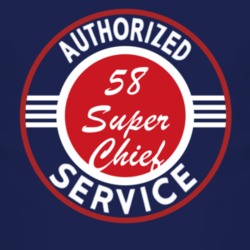 Authorized Service 1958 Pontiac Super Chief Dark T Shirt