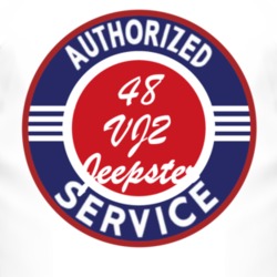Authorized Service 1948 Willys VJ2 Jeepster T Shirt