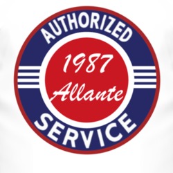 Authorized Service 1987 Cadillac Allante T Shirt