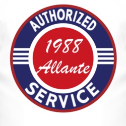 Authorized Service 1988 Cadillac Allante T Shirt