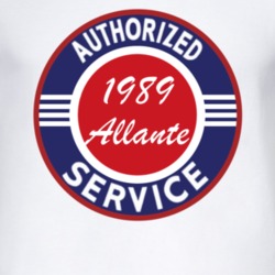 Authorized Service 1989 Cadillac Allante T Shirt
