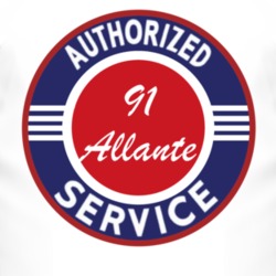 Authorized Service 1991 Cadillac Allante T Shirt