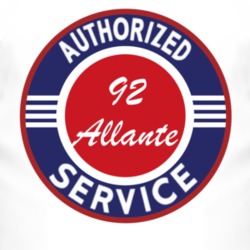 Authorized Service 1992 Cadillac Allante T Shirt