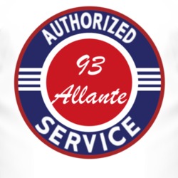 Authorized Service 1993 Cadillac Allante T Shirt