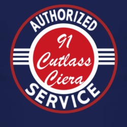 Authorized Service 1991 Oldsmobile Cutlass Ciera Dark T Shirt