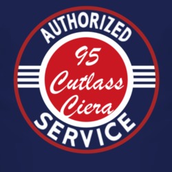 Authorized Service 1995 Oldsmobile Cutlass Ciera Dark T Shirt