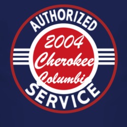 Authorized Service 2004 Grand Cherokee Columbia Dark T Shirt