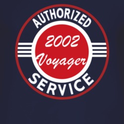 Authorized Service 2002 Grand Voyager Dark T Shirt