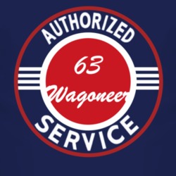 Authorized Service 1963 SJ Wagoneer Dark T Shirt