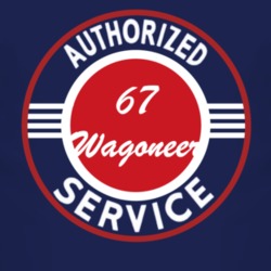 Authorized Service 1967 SJ Wagoneer Dark T Shirt