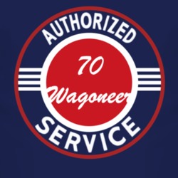 Authorized Service 1970 SJ Wagoneer Dark T Shirt