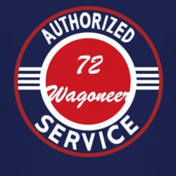 Authorized Service 1972 SJ Wagoneer Dark T Shirt
