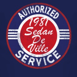 Authorized Service 1981 Cadillac Sedan De Ville Distressed Look Dark T