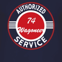 Authorized Service 1974 SJ Wagoneer Dark T Shirt