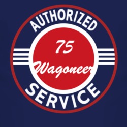 Authorized Service 1975 SJ Wagoneer Dark T Shirt