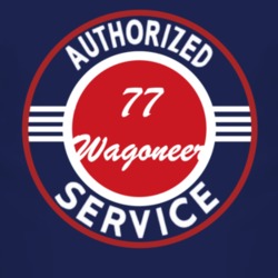 Authorized Service 1977 SJ Wagoneer Dark T Shirt