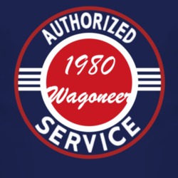 Authorized Service 1980 SJ Wagoneer Dark T Shirt