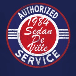 Authorized Service 1984 Cadillac Sedan De Ville Distressed Look Dark T