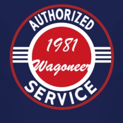Authorized Service 1981 SJ Wagoneer Dark T Shirt