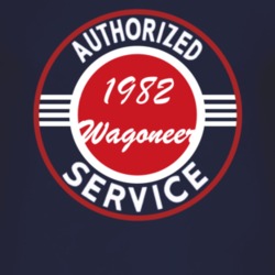 Authorized Service 1982 SJ Wagoneer Dark T Shirt