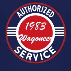 Authorized Service 1983 SJ Wagoneer Dark T Shirt