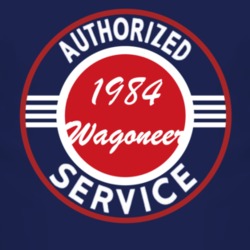 Authorized Service 1984 XJ Wagoneer Dark T Shirt