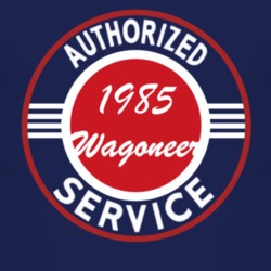 Authorized Service 1985 XJ Wagoneer Dark T Shirt