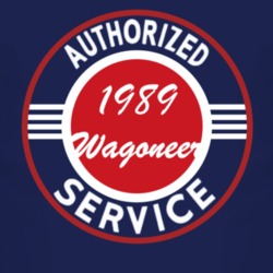 Authorized Service 1989 XJ Wagoneer Dark T Shirt