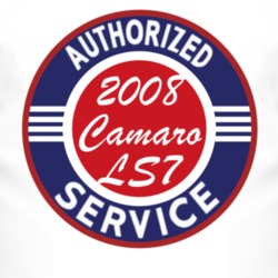 Authorized Service 2008 Chevy Camaro LS7 T Shirt