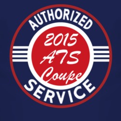 Authorized Service 2015 Cadillac ATS Coupe Dark T Shirt