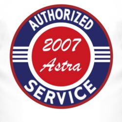 Authorized Service 2007 Chevy Astra T Shirt