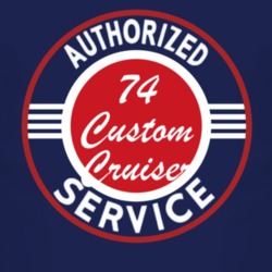 Authorized Service 1974 Oldsmobile Custom Cruiser Dark T Shirt